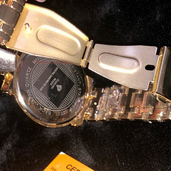 Real Diamond mens watch Not CZ! Best gift limited - Picture 12 of 14